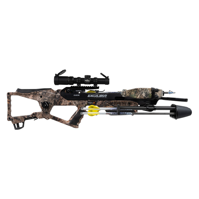 Excalibur RevX Crossbow Package with Charger X Crank - Mossy Oak Country DNA