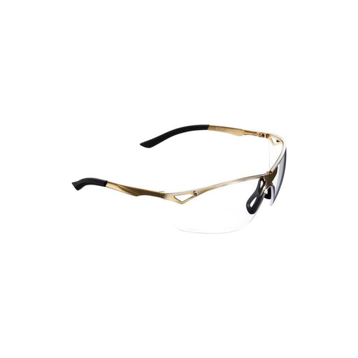 Girls With Guns Afire Protective Shooting Safety Glasses, Clear Lenses - Gold