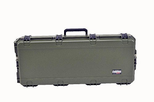 SKB Sports iSeries Parallel Limb Double Bow/Rifle Case, 40 x 16 x 5.5-Inch, Olive