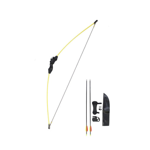 Wizard Archery 15 Lbs 24" Youth Recurve Bow Package - Yellow