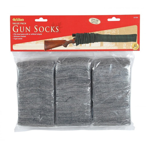 Allen Company Sock-Gun 52" Length 3-3/4" Wide Heather Gray - 3/Pack