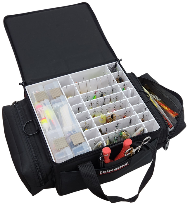 Lakewood Mini Sidekick Tackle Storage Box Made in the USA - Black or Gray