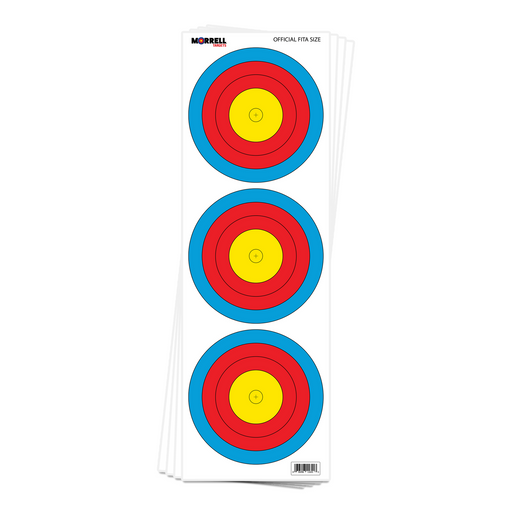 Morrell FITA Compound Paper Face Archery Target - 100/Pack