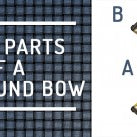 What are the basic parts of a compound bow?