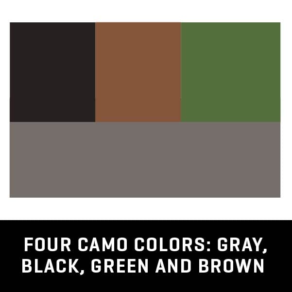 Allen Company Vanish Camo Face Paint Compact with Mirror - 4-Colors