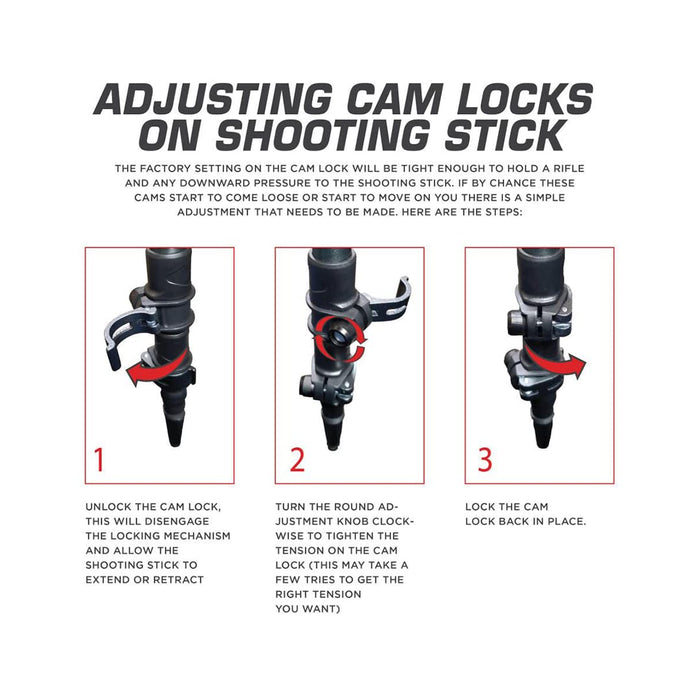 Allen Company Axial Bipod Shooting Stick, 61" Max Height - Olive