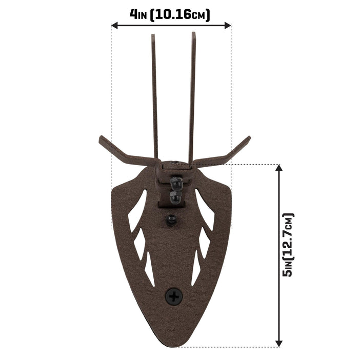 Allen Company EZ Mount Skull Hanger Fixed - Brown