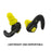 ULTRX™ Shift Adjustable Protection Ear Plugs - Gray/Yellow