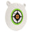 EZ Aim® 12" Hardrock AR500 Steel Gong Target 13 lbs.- White