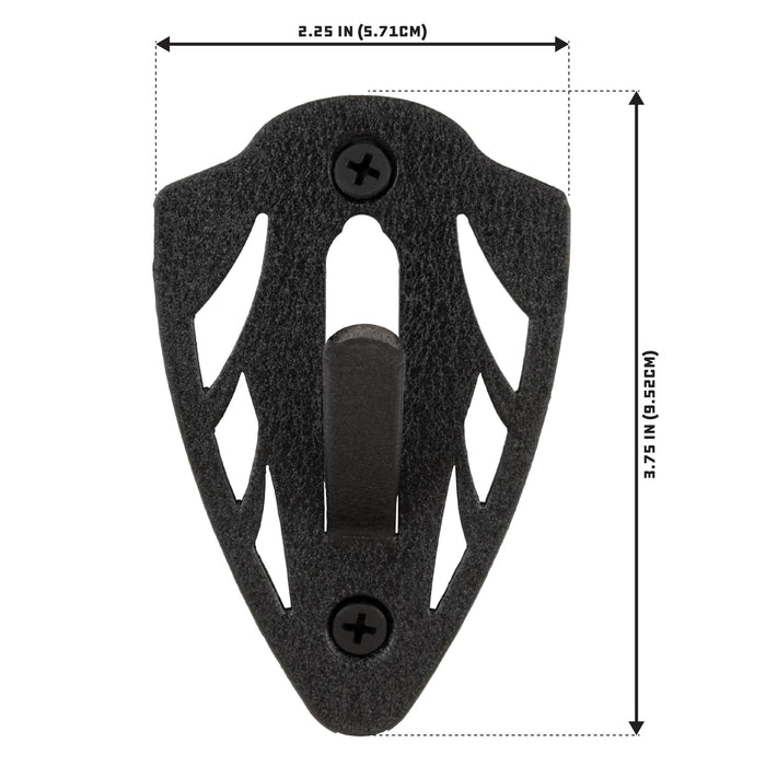 Allen Company EZ Mount Skull Peg Hook - Black