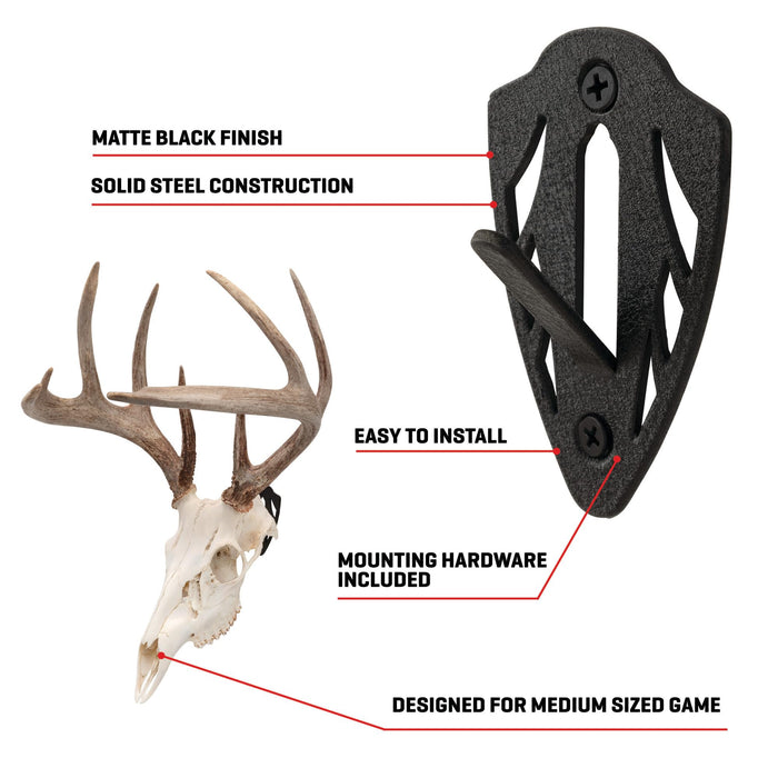 Allen Company EZ Mount Skull Peg Hook - Black