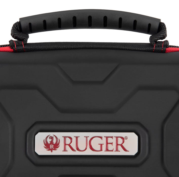 Allen Company Ruger Phoenix Lockable Hardshell Handgun Case 7” - Black/Red
