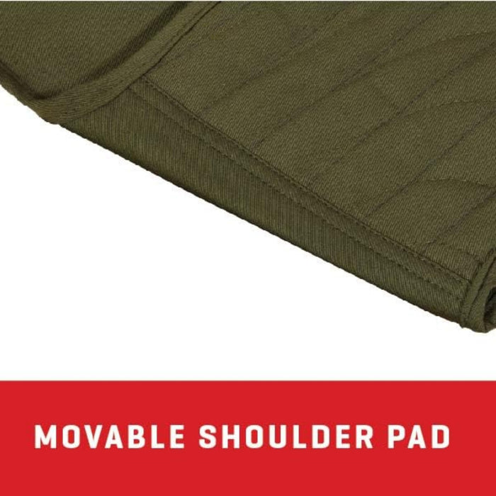 Allen Ace Shooting Range Vest with Moveable Shoulder Pad X-Large/2-XL -Olive/Tan