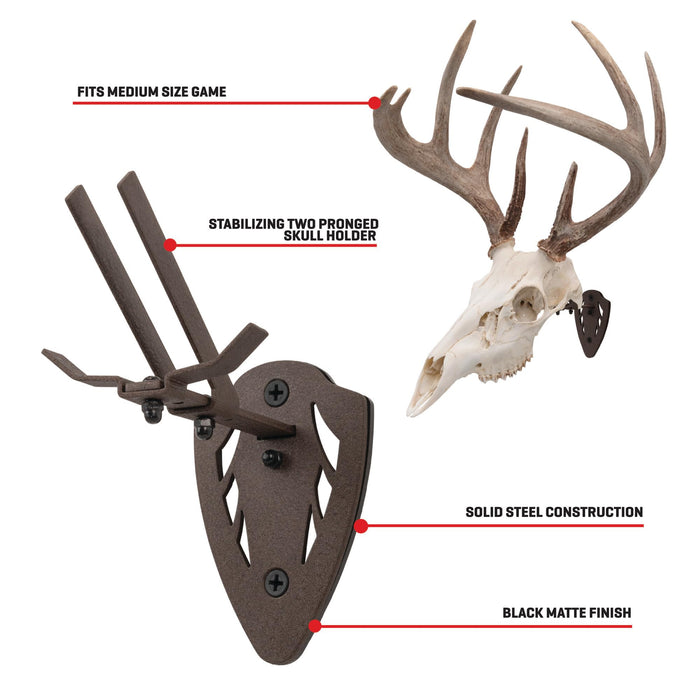 Allen Company EZ Mount Skull Hanger Fixed - Brown