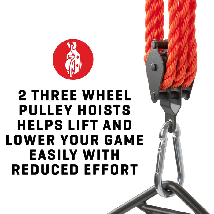 Allen Company Heavy-Duty Gambrel & Hoist Holds up to 1,200 lbs. - Steel