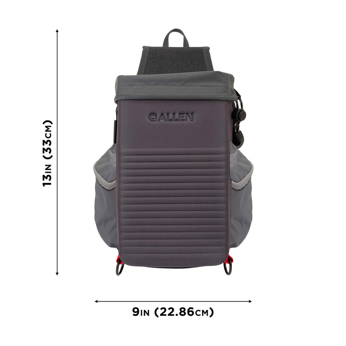 Allen Company Competitor All-In-One Shotgun Shell Pouch with D-Rings - Gray