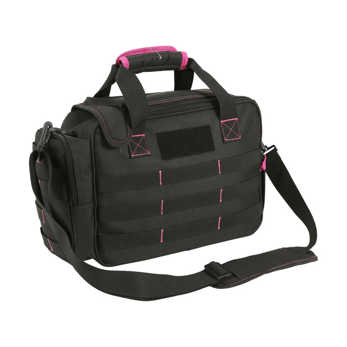 Allen Company Dolores Women's Compact Shooting Range Bag 13" x 4.5" -Black/Pink