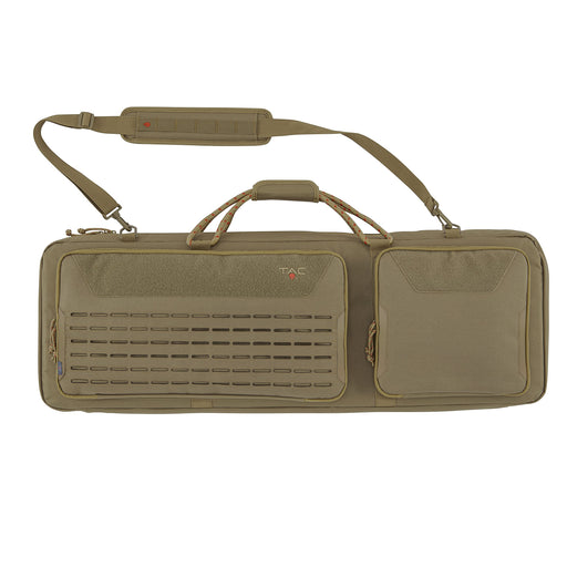 Allen Tac-Six 38" Lockable Squad Gun Case Laser Cut Molle Front - Coyote