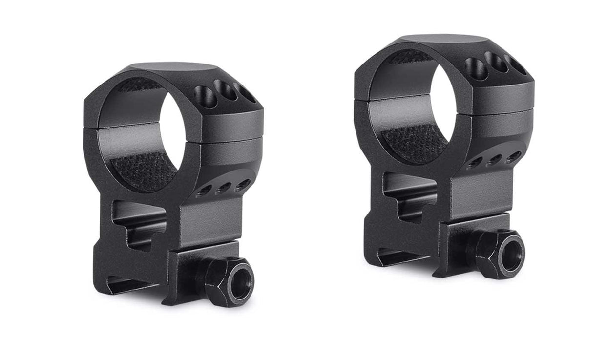 Hawke Tactical Ring Mounts Weaver Medium/High/Extra High w/ Nut 2PC - Black