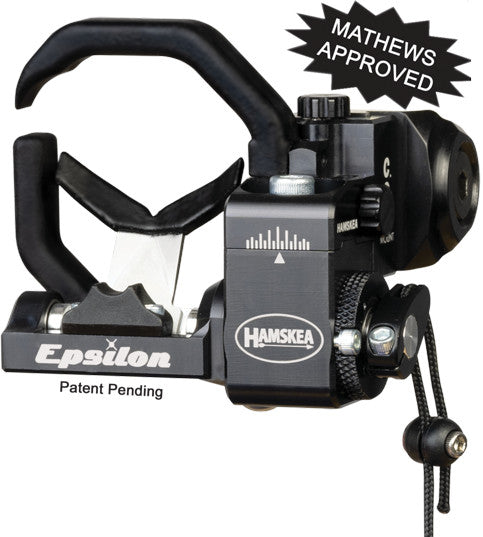 Hamskea Epsilon Arrow Rest with Universal/Mathews Bracket Black - LH or RH