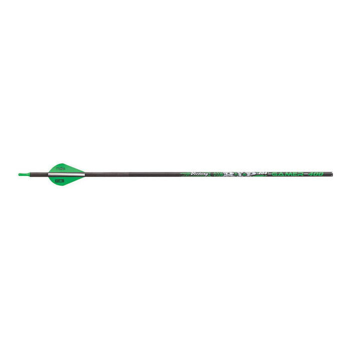 Victory Arrow RIP Gamer Carbon Arrows with 2" Vanes 250/300/350/400/500 - 6/Pack