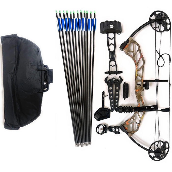 Southland Archery Supply Destroyer II 70Lbs 31" ATA Compound Hunting Bow Package