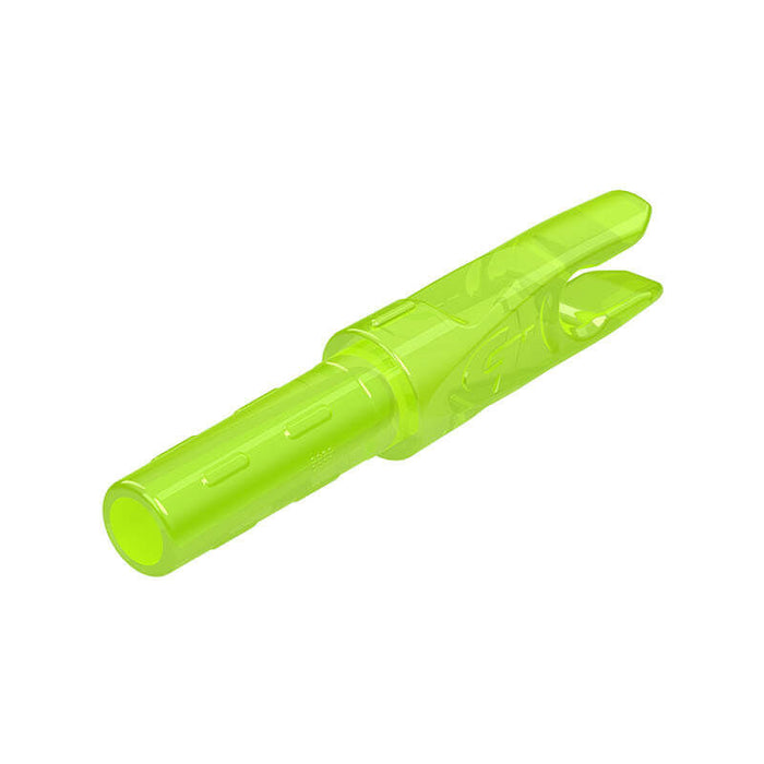 Gold Tip .204 Accu-Tough Nock 12 Grain White/Green/Orange/Yellow - 12/Pack