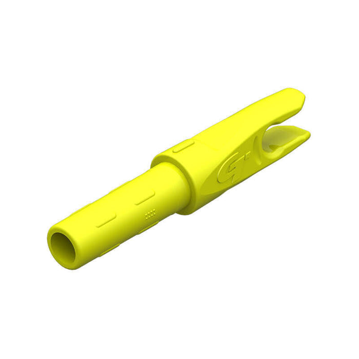 Gold Tip .204 Accu-Tough Nock 12 Grain White/Green/Orange/Yellow - 12/Pack