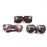 Luminous Glasses for Party Glow at Night Concert Cold Light Disco EDC - 3/Pack