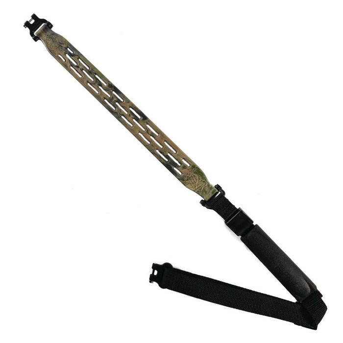 Limbsaver  Kodiak-Air Rifle Sling Narrow, ADJ Grip, QD Swivels - Black/Camo