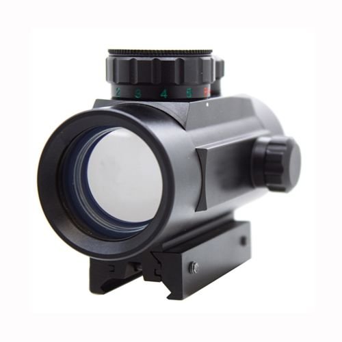 SAS 1x30mm Red/Green Crossbow Scope Sight w/ Switchable 3/8" and 7/8" Mount Rail