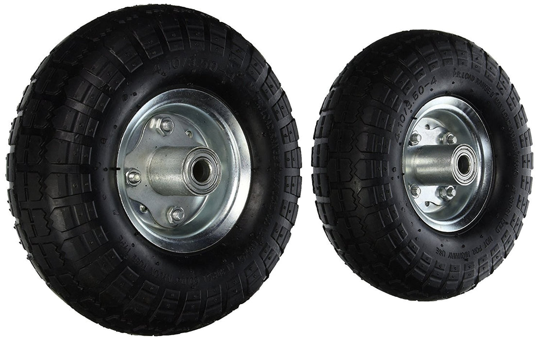 4 NEW 10" AIR TIRES Wheels Handtruck Dolly Go Kart tire