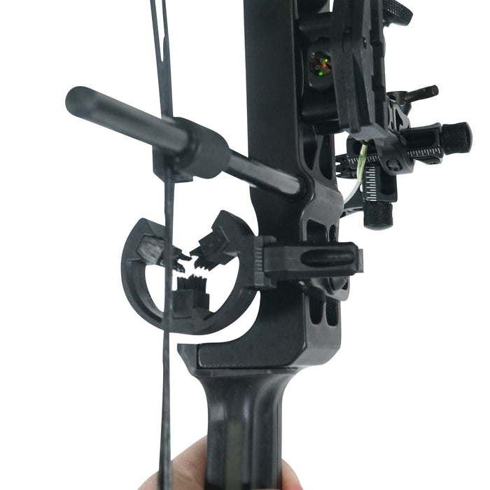 SAS Brush Capture Arrow Rest Shoot Through Adjustment for Compound Bows