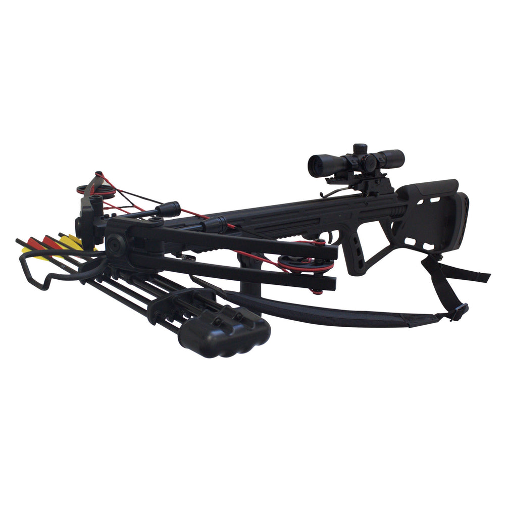 SAS Crusher 150lbs Tactical Crossbow 4x32 Scope Package Deer Hunting Bow Deer
