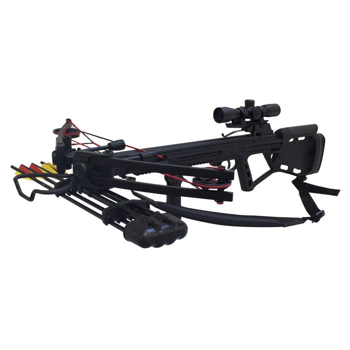 SAS Crusher 150lbs Tactical Crossbow 4x32 Scope Package Deer Hunting Bow Deer
