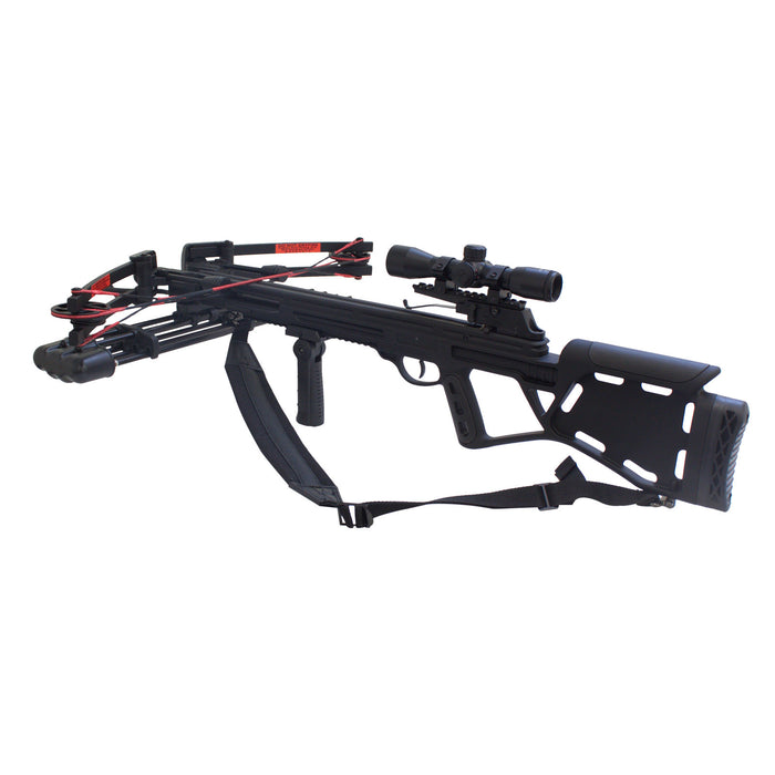 SAS Crusher 150lbs Tactical Crossbow 4x32 Scope Package Deer Hunting Bow Deer