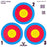 30-06 Outdoors 3-Spot Vegas Paper Target - 6/Pack
