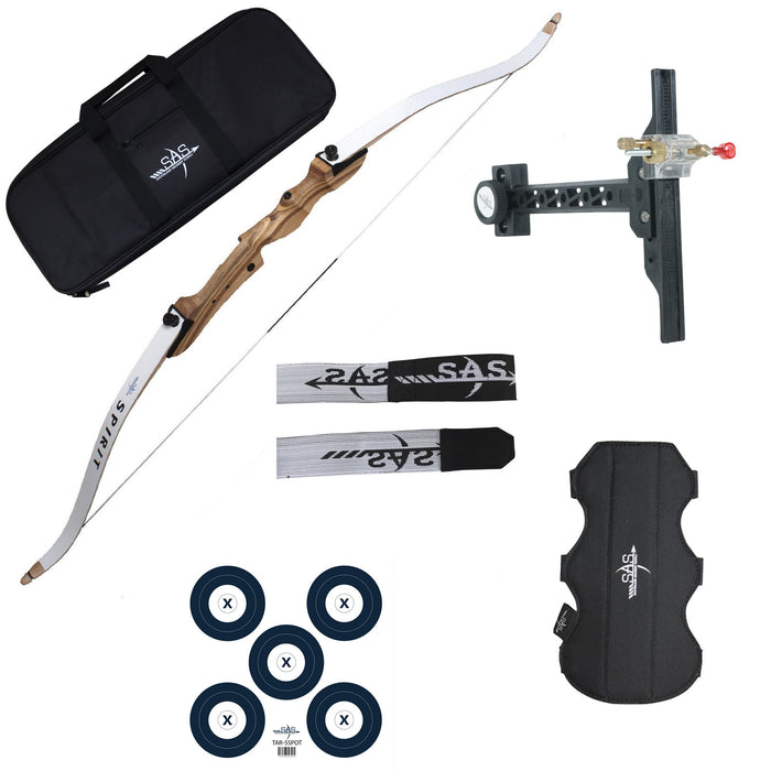 Southland Archery Supply Spirit Jr 54" Beginner Youth Bow Package with Bag More