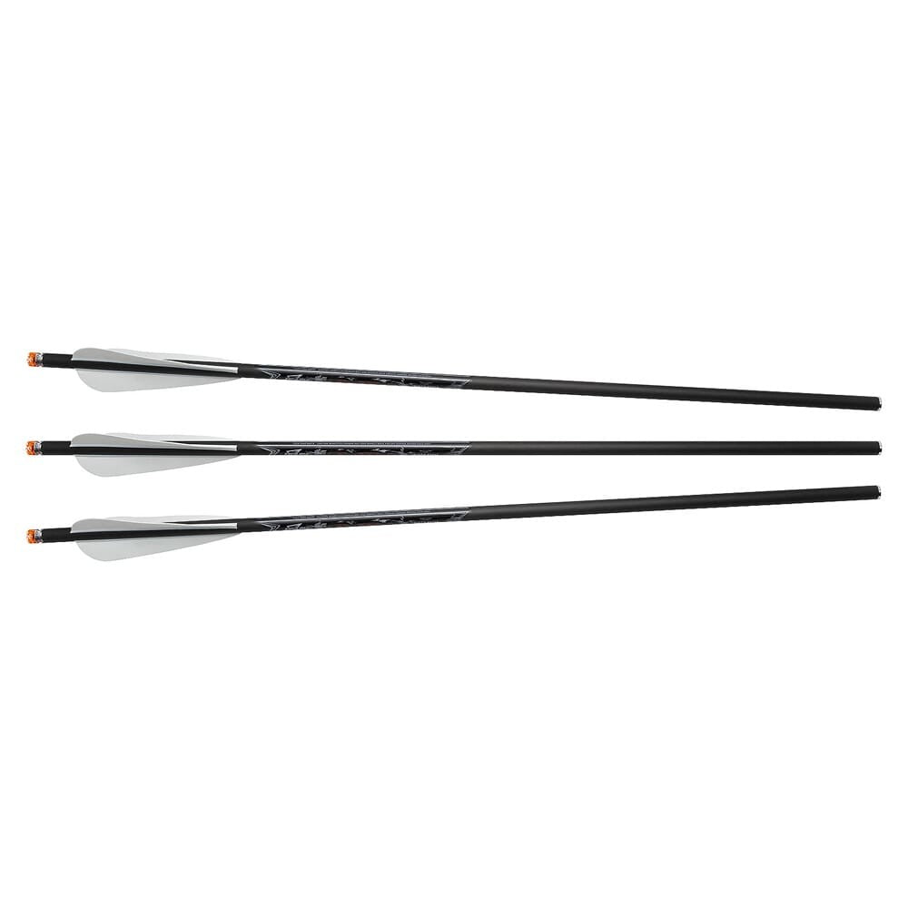 Excalibur FireBolt 20" Carbon Crossbow Bolts 4" Vanes Lighted Nocks Black - 3/PK