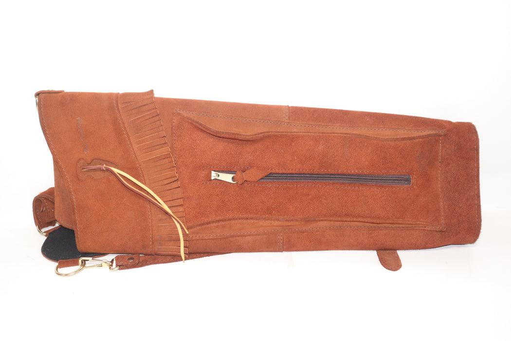 Neet T-BQ-2 Leather Back Quiver Left Hand Traditional Hunting Archery Bow Arrow