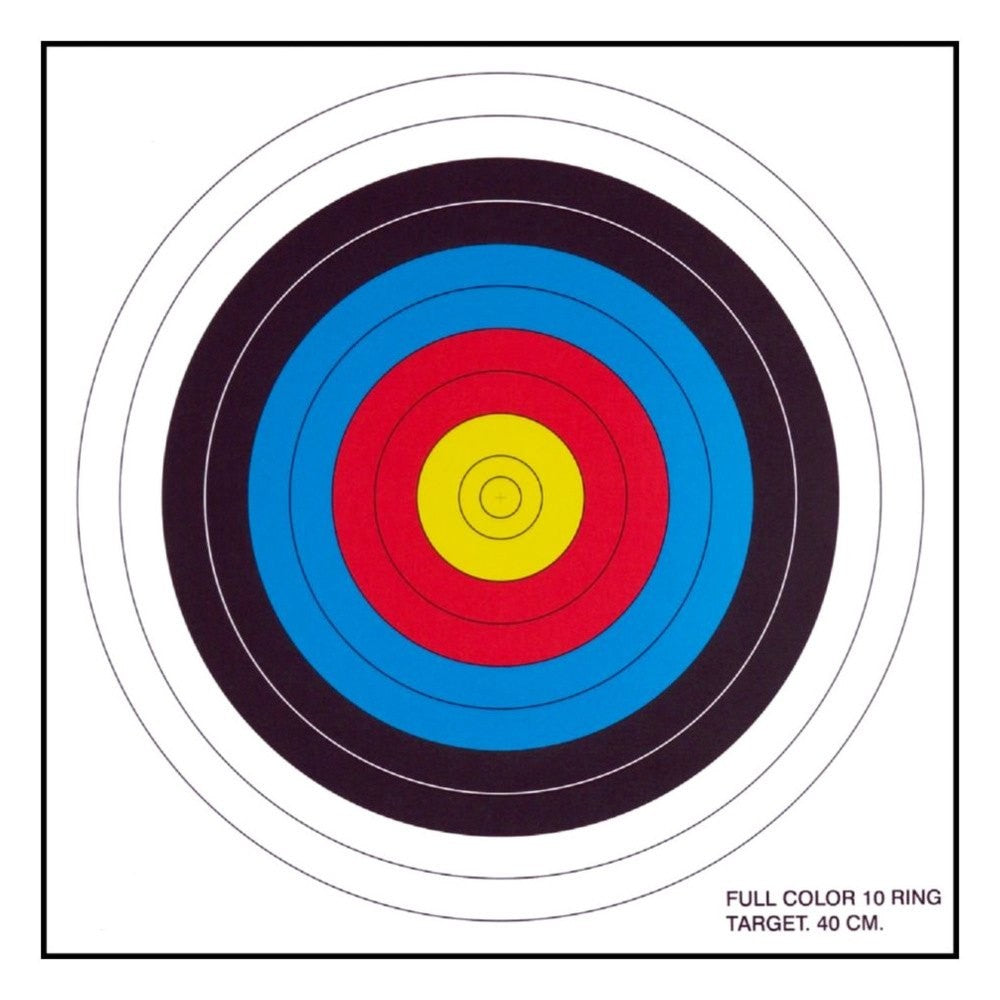 .30-06 10 Ring Paper Target - 100/case