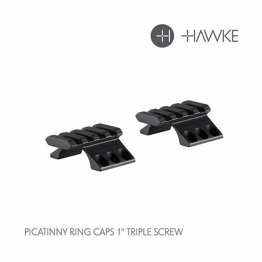 Hawke Optics Match Mount Tactical Ring Caps - 1" or 30mm