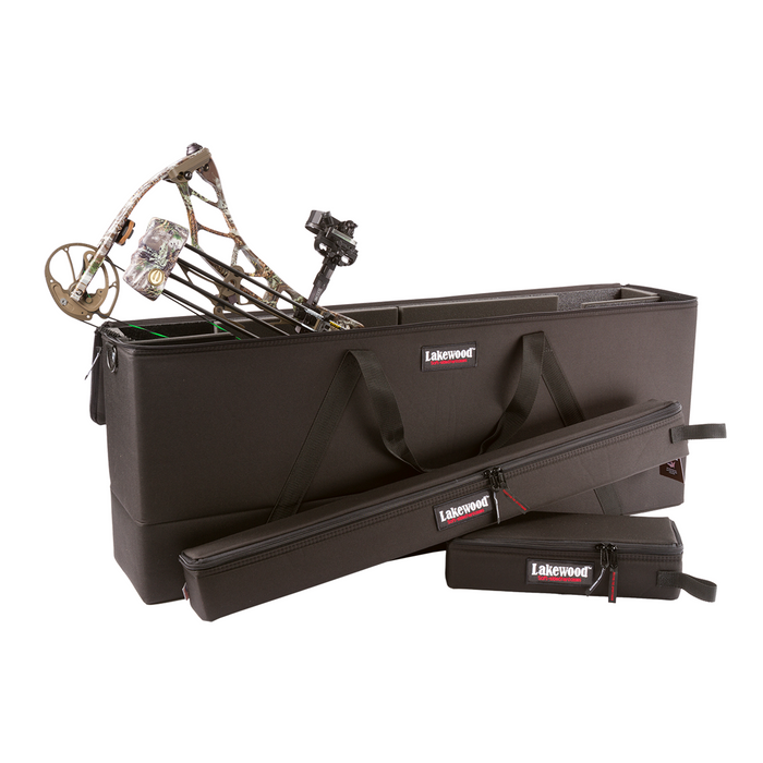 Lakewood Single 41" Bow Case Combo - Black/Camo