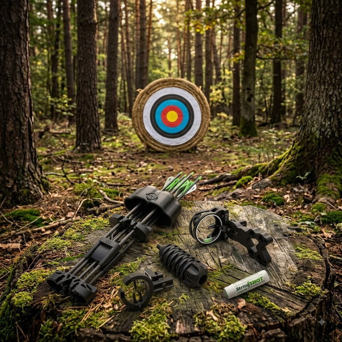 .30-06 Oudoor Saber 5-Piece Bow Package Archery Accessory Combo Sight Rest