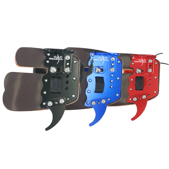 SAS Elite Aluminum Suede Leather Finger Tab Archery Competition Traditional Bow