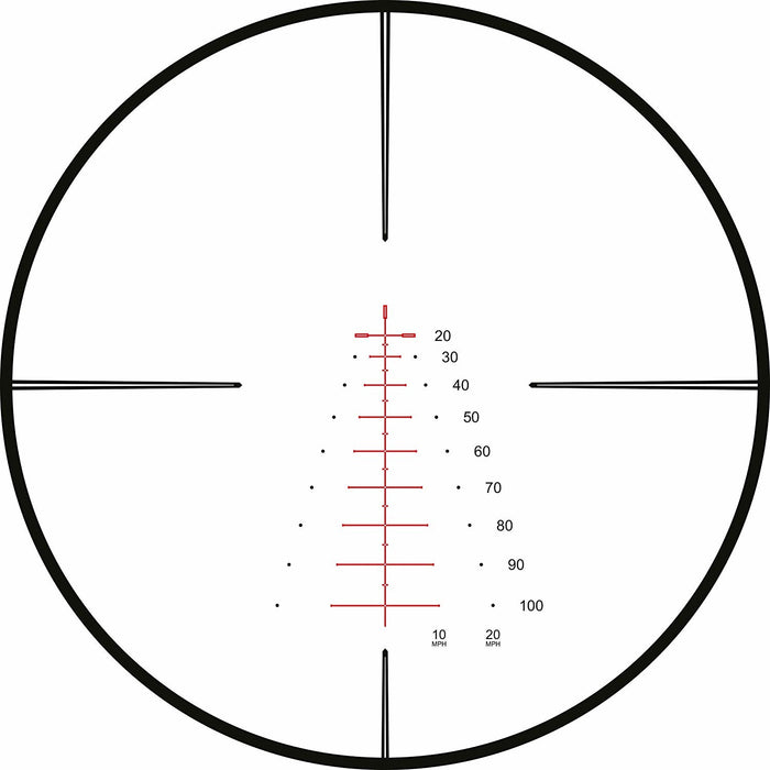 Hawke XB30 Compact Crossbow Scope 30mm 1.5-6x36/2-8x36 SR Reticle - Black