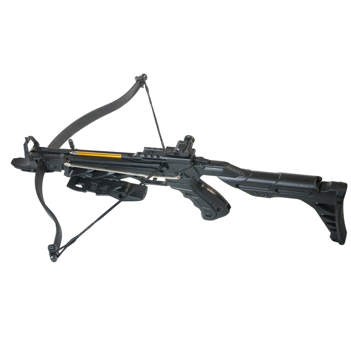 SAS Rogue 80 Pound Self-Cocking Pistol Crossbow w/ Adjustable Stock + Handgrip