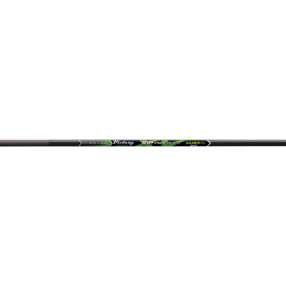 Victory Archery Victory Rip XV Gamer Shafts 200/250/300/350/400 Black - 12/Pack