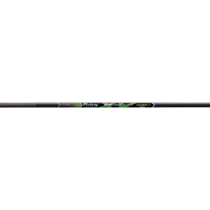 Victory Archery Victory Rip XV Gamer Shafts 200/250/300/350/400 Black - 12/Pack