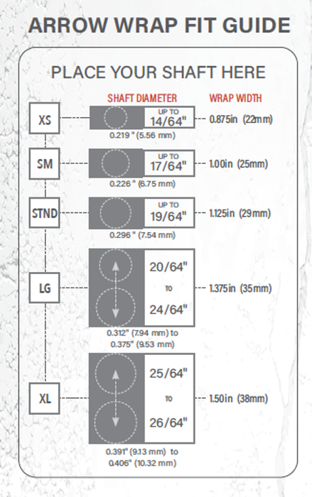 Bohning 7" Tiger Pattern Wrap Standard Size 12 Design - Made in USA